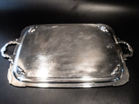 XL Antique Silver Plate Serving Tray Walker And Hall Circa 1905 Trays