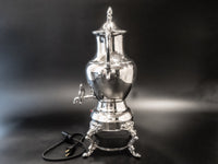 Vintage Silver Plate Electric Coffee Urn Percolator Dispenser Eton Tea Makers