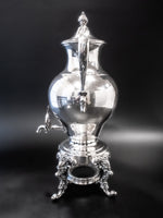 Vintage Silver Plate Coffee Urn Samovar Sheridan Silver Co Coffee Makers