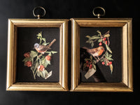 Vintage Paper Cut 3D Birds Shadow Box Pictures Wall Decor