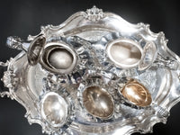 Vintage Silver Plate Tea Set Coffee Service With Tray Reed And Barton Victorian Tea Sets