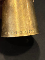 Set Of 6 Brass Bronze Candle Protectors Church Altar Candles Circa 1935 Candlestick Holders