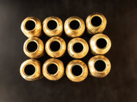 Set Of 6 Brass Bronze Candle Protectors Church Altar Candles Circa 1935 Candlestick Holders