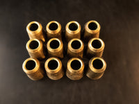Brass Bronze Candle Protectors Set Of 12 Church Altar Candles Circa 1935 Candleholders