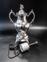 Vintage Silver Plate Electric Coffee Urn Percolator Dispenser Eton Tea Makers