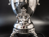 Vintage Silver Plate Electric Coffee Urn Percolator Dispenser Eton Tea Makers