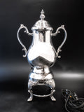 Vintage Electric Silver Plate Coffee Urn Percolator Tea Hot Water Dispenser Tea Sets