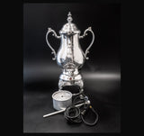 Vintage Electric Silver Plate Coffee Urn Percolator Tea Hot Water Dispenser Tea Sets