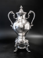 Vintage Silver Plate Coffee Urn Samovar Sheridan Silver Co Coffee Makers