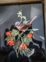 Vintage Paper Cut 3D Birds Shadow Box Pictures Wall Decor