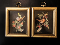Vintage Paper Cut 3D Birds Shadow Box Pictures Wall Decor