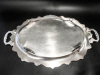 Vintage Silver Plate Coffee Tea Set With Tray And Dust Bags Towle Tea Sets