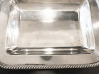 Silver Soldered Serving Dishes Rectangle Hotel Style Silver 1957 Trays & Platters
