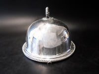 Antique Silver Plate Meat Dome Food Cloche Hotel Silver Walker Hall Platters