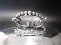 Antique Silver Plate Meat Dome Food Cloche Hotel Silver Walker Hall Platters
