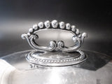 Antique Silver Plate Meat Dome Food Cloche Hotel Silver Walker Hall Platters