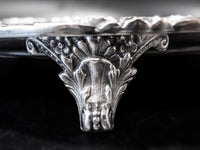 Vintage Silver Plate Serving Tray Baroque By Wallace 293F Trays