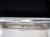 Silver Soldered Serving Dishes Rectangle Hotel Style Silver 1957 Trays & Platters