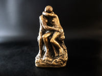 Vintage Bronzed Sculpture The Kiss Marwal Statues