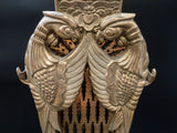 Antique Brass Fireplace Screen Fan Phoenix Birds Fireplace Screens