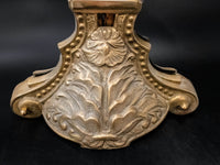 Antique Brass Fireplace Screen Fan Phoenix Birds Fireplace Screens
