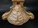 Antique Brass Fireplace Screen Fan Phoenix Birds Fireplace Screens