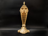 Antique Brass Fireplace Screen Fan Phoenix Birds Fireplace Screens