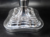 Vintage Silver Plate Candelabra Pair Candle Holder 18" Tall Convertible Candles And Candelabra