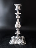 Vintage Silver Plate Candelabra Candle Holder 18" Tall Convertible