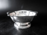 Silver Soldered USN Navy Large Serving Bowl Circa 1944