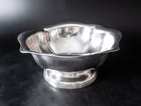 Silver Soldered USN Navy Large Serving Bowl Circa 1944