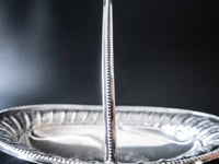 Antique Bride's Basket Silver Plate Cooper Bros Circa Late 1800s