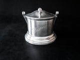 Rare Daves Restaurant New York Silver Soldered Sugar Bowl