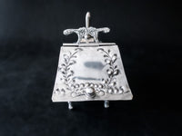 Antique Silver Plate Sugar Cube Scuttle Edward Sheffield Collection