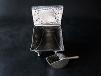 Antique Silver Plate Sugar Cube Scuttle Edward Sheffield Collection