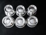 Antique Silver Soldered Bowls Set Of Six International Silver Circa 1929