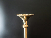 Vintage Tall Brass Candle Holders Set Of Three Bombay Company 32"