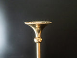 Vintage Tall Brass Candle Holders Set Of Three Bombay Company 32"