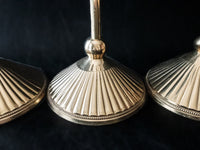 Vintage Tall Brass Candle Holders Set Of Three Bombay Company 32"
