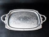 Vintage Silverplate Tea Set Coffee Service 5 Pc Heritage Rogers Bros