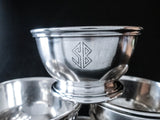 Antique Silver Soldered Bowls Set Of Six International Silver Circa 1929