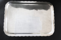 Antique Silver Plate Serving Tray Aesthetic Design George Eakins