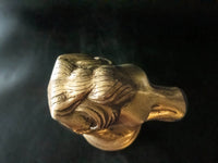 Vintage Large Brass Knight Chess Piece Hitch Post 17" Sculpture Home Decor