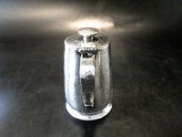 Dorado Beach Hotel Silver Soldered Teapot Pitcher Puerto Rico Hotel Military RR Silver