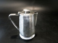 Dorado Beach Hotel Silver Soldered Teapot Pitcher Puerto Rico Hotel Military RR Silver
