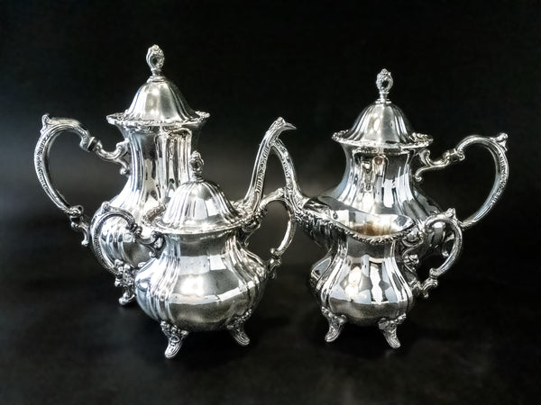 HOT Coffee Tea Towle Silver Tea Set Vintage Silver Plate Coffee