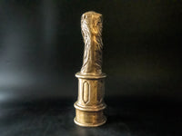 Vintage Large Brass Knight Chess Piece Hitch Post 17" Sculpture Home Decor
