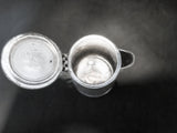 Dorado Beach Hotel Silver Soldered Teapot Pitcher Puerto Rico Hotel Military RR Silver