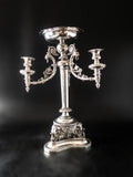 Antique Silver Plate Epergne Figural Griffin Dragon Elephant England 1854