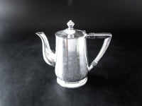 Vintage Sheraton Hotel Silver Soldered Teapot Hotel Military RR Silver